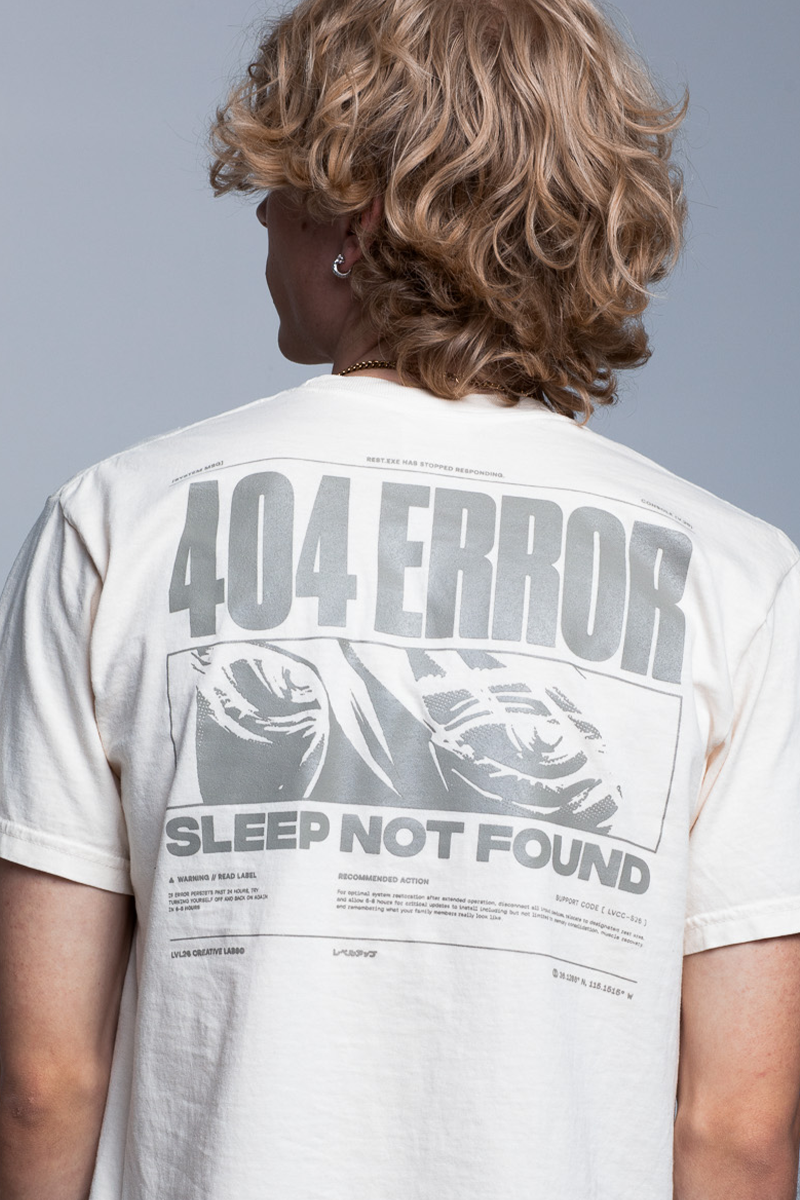 404 ERROR GHOST WHITE T-SHIRT