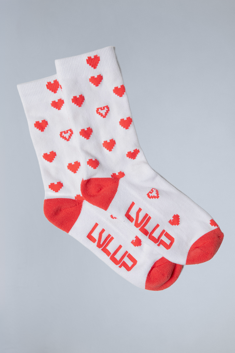 PIXEL HEARTS SOCKS
