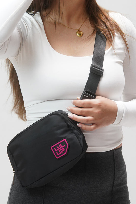 PIXEL PINK PLUG WAIST BAG